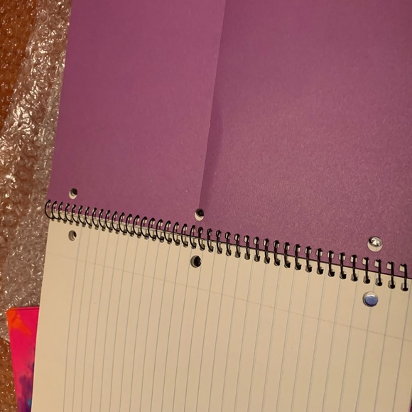 this is a vintage lisa Frank Vintage rare 1990 3 GIRL POWER 2 pocket folder W/NB - Picture 6 of 11